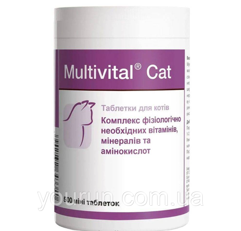 Dolfos (Дольфос) Multivital Cat Вітамінно-мінеральна добавка для котів 90 табл
