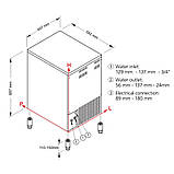 Льодогенератор Brema Group - NTF SL70A R290 Qube R, фото 4