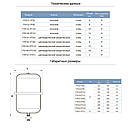 Бак для системи опалення плоский 10л Ø325 AQUATICA (779133), фото 2