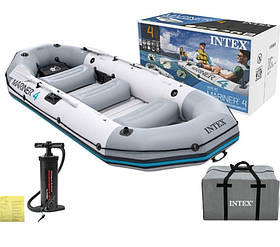 Човен надувний Intex 68376 MARINER-4 Set 328 х 145 х 48 см