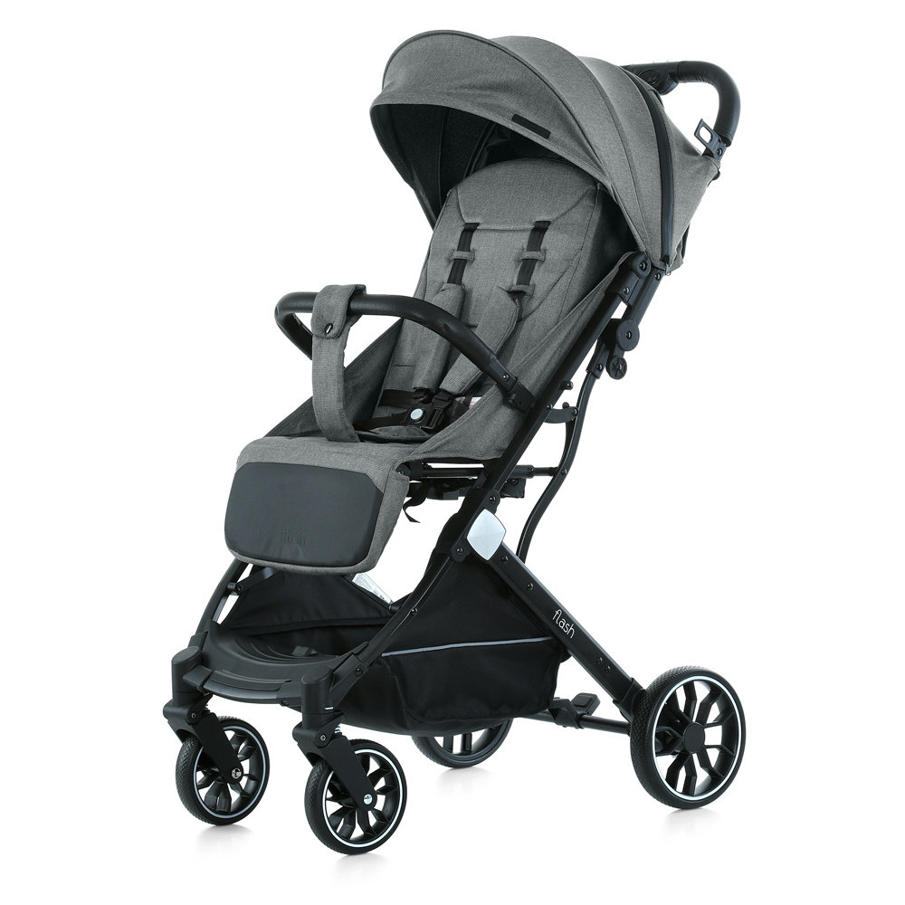 Коляска прогулянкова дитяча Bambi FLASH M 5727-1 Stone Gray Темно-сірий