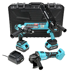 Набір акумуляторних інструментів Grand No 3 G (Болгарка МШУ-20BL/PRO+Шурупокрут ДА-20/13UBL+Пила АПЦ-20V/8"-4)