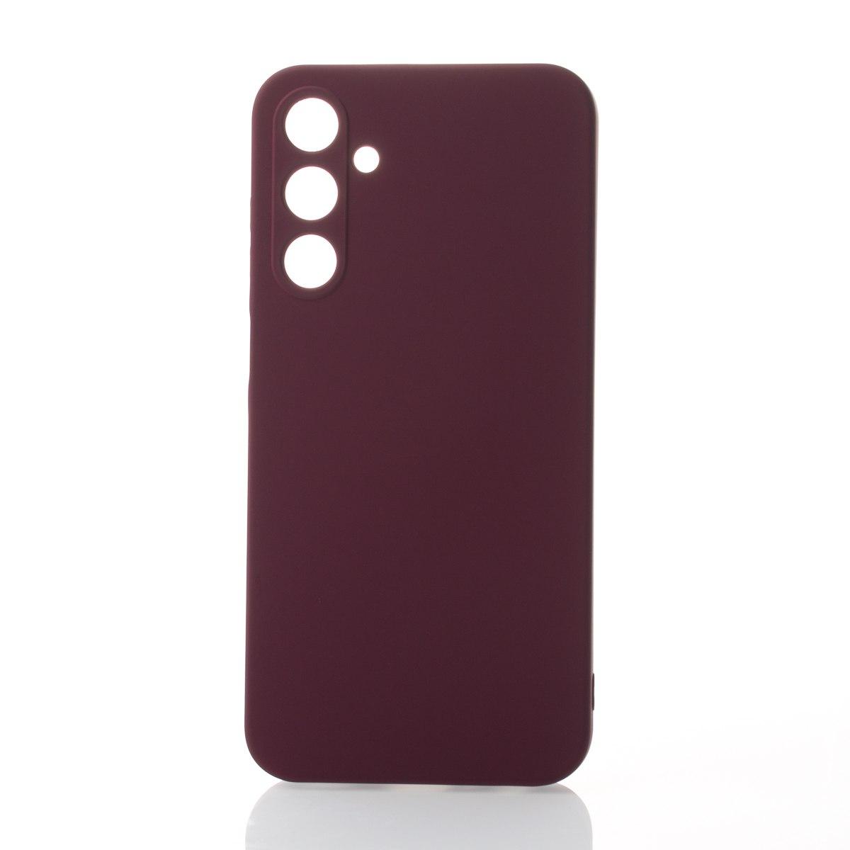 Чохол Silicone Case Samsung Galaxy A55 (5G) Bordo, фото 1