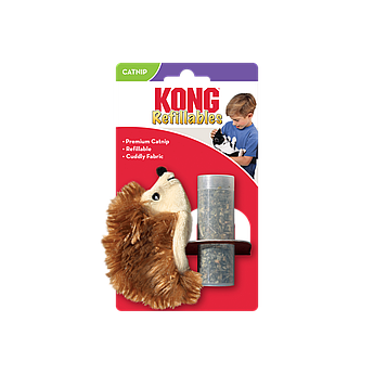 Іграшка для котів Їжак з котячою м'ятою KONG Refillable Hedgehog