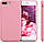Чохол для iPhone 7 Plus / iPhone 8 Plus - Cиліконовий з мікрофіброю, Pink (12), фото 3