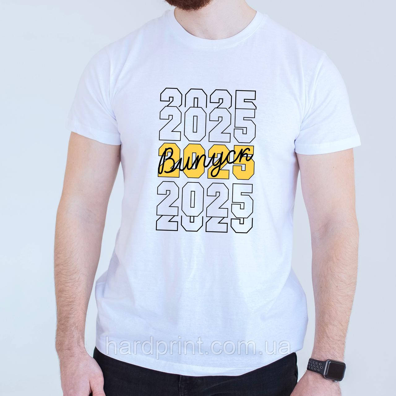 Чоловіча футболка. Футболки на випускний Випуск 2025