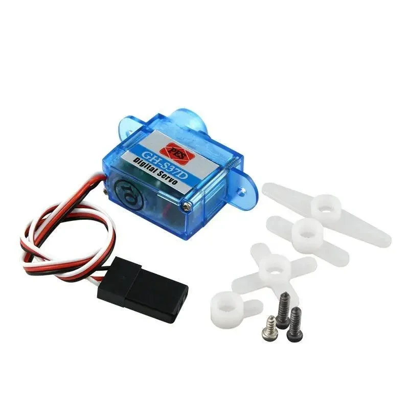 Сервопривод GH-S37D, 3.7 г, 0.7-0.8 кг/см, 0.12 сек/60, градусів 4.8~6.0В