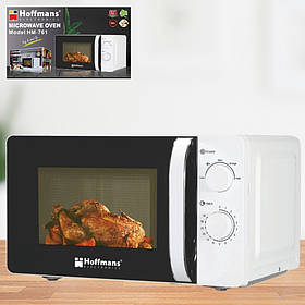 Мікрохвильова піч HM-761 Hoffmans Electronics Портативна мікрохвильовка з таймером 700W
