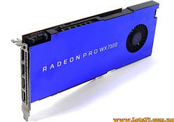 Відеокарта RADEON PRO WX7100 8GB GDDR5 DirectX 12 RX580 бюджетна відеокарта для ігор 4K 3d max 3д монтажу ПК відеокарта 4 монітора