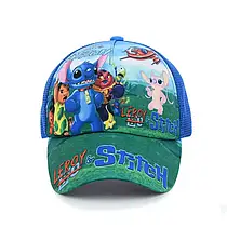 Дитяча кепка Stitch - бейсболка з принтом Ліло і Стіч, літня сітчаста, розмір 54 см