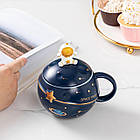 Подарункова чашка з ложкою Космос в авторському пакуванні. Подарунковий набір керамічна чашка з ложкою, фото 8