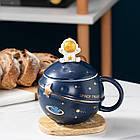 Подарункова чашка з ложкою Космос в авторському пакуванні. Подарунковий набір керамічна чашка з ложкою, фото 6