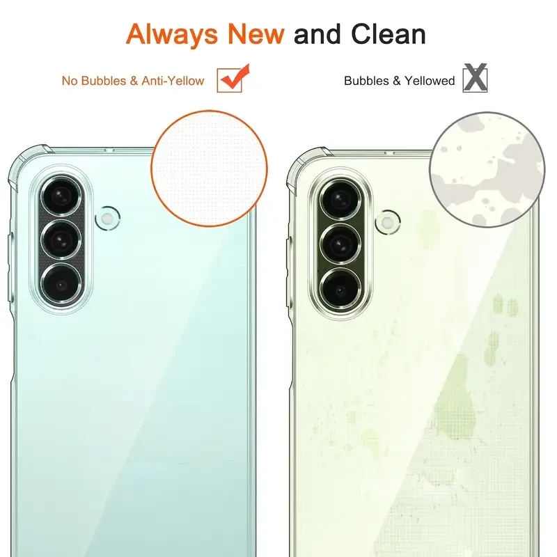 Протиударний прозорий чохол для Samsung Galaxy A26 5G Протиударний прозорий чохол для Samsung Galaxy A26 5G