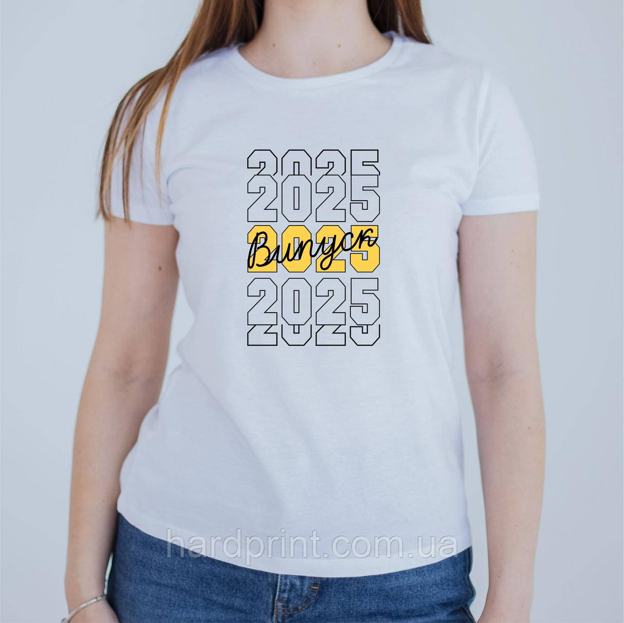 Жіноча футболка. Футболки на випускний Випуск 2025