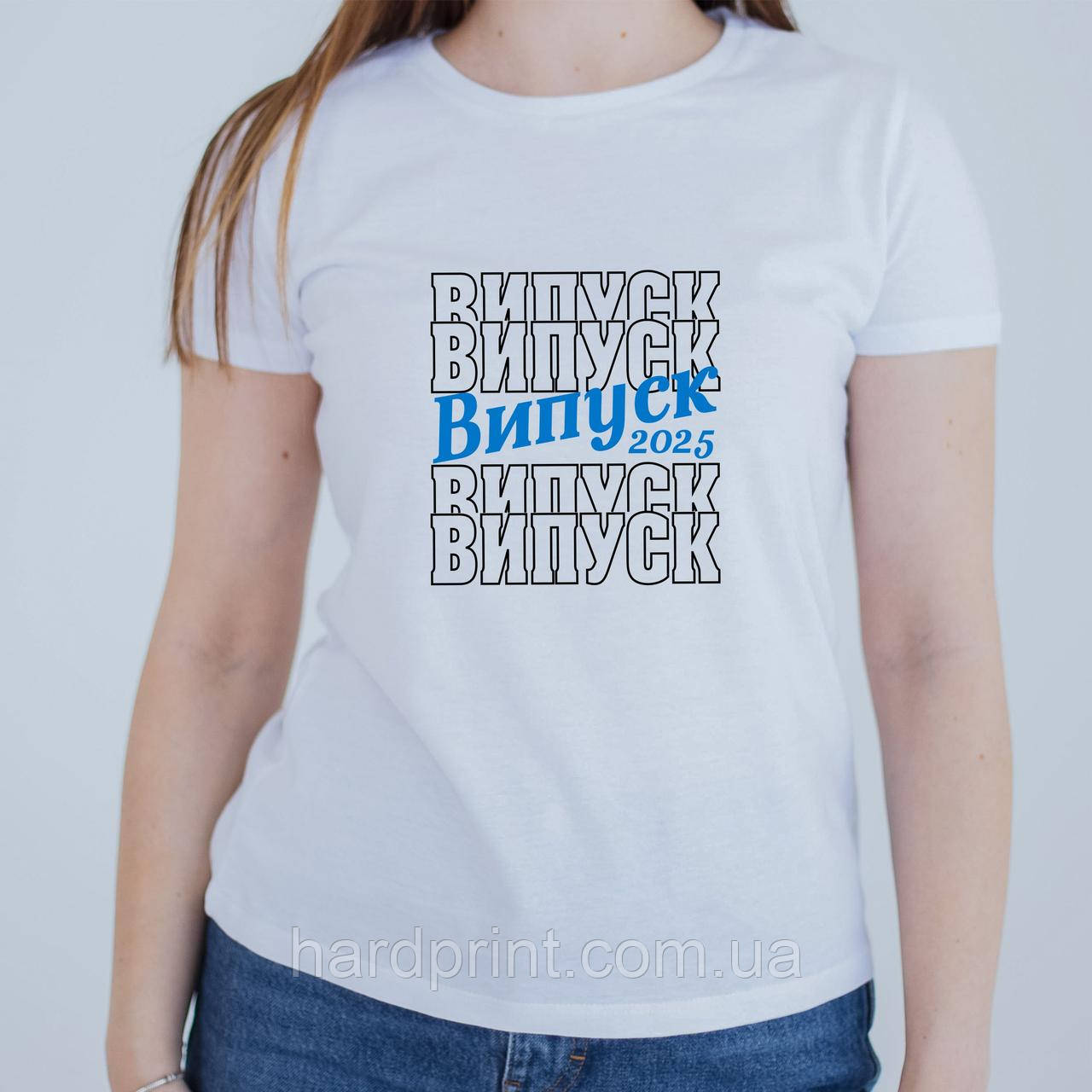 Жіноча футболка. Футболки на випускний Випуск 2025
