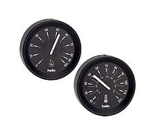 Набір Термометр Гігрометр Helo Brilliant, чорний для лазні та сауни