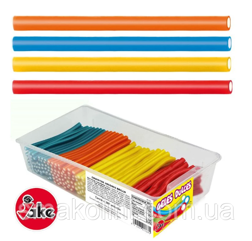 Поліно Веселка – желейні цукерки Jake Іспанія 1,4 кг/200 шт, фото 1