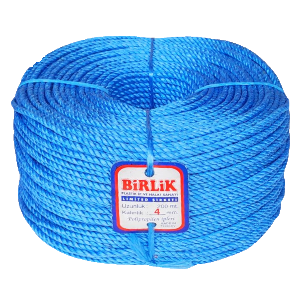 Канат п/п кручений 4,0 мм * 200 м, "Birlik"