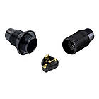 Патрон Е14 бакеліт VL268 люстровий чорний Violux, фото 2