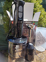 Блендер ручний - універсальний прилад 4 в 1 для подрібнення та збивання 600мл 1600Вт BITEK Якість