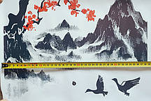 Вінілові наклейки Пейзаж — Японія Китай (лист 90 х 60 см) Б354-17, фото 5