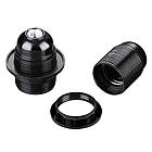 Патрон Е27 люстровий VL269 бакеліт чорний Violux, фото 2