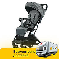 Коляска прогулочная детская Bambi FLASH M 5727-1 Stone Gray Темно-серый