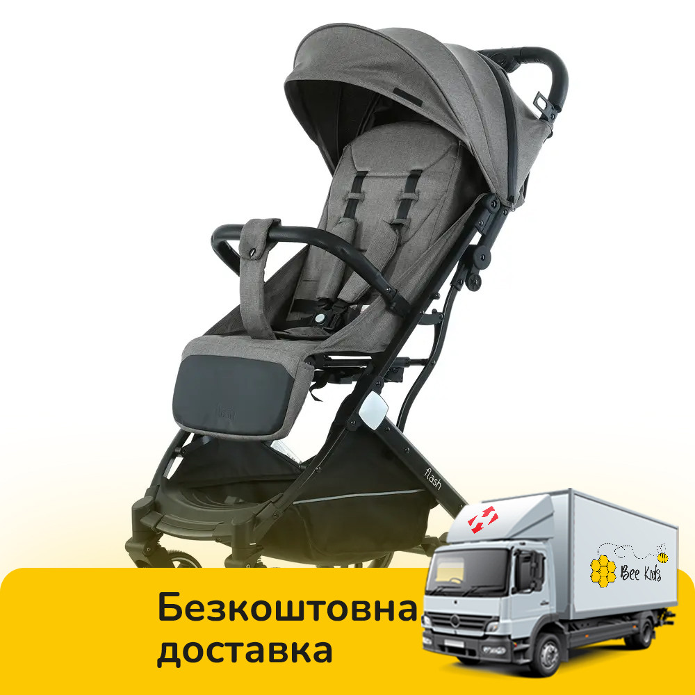 Коляска прогулянкова дитяча Bambi FLASH M 5727-1 Chocolate Коричневий, фото 1