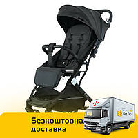 Коляска прогулочная детская Bambi FLASH M 5727-1 Almost Black Черная