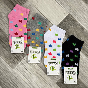 Шкарпетки жіночі демісезонні бамбук Marde, ароматизовані, короткі, асорті, 02183