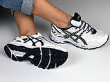 Жіночі кросівки Asics Gel Kahana 8 сіточка стильні молодіжні білі, фото 10