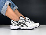 Жіночі кросівки Asics Gel Kahana 8 сіточка стильні молодіжні білі, фото 5