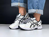 Жіночі кросівки Asics Gel Kahana 8 сіточка стильні молодіжні білі, фото 3