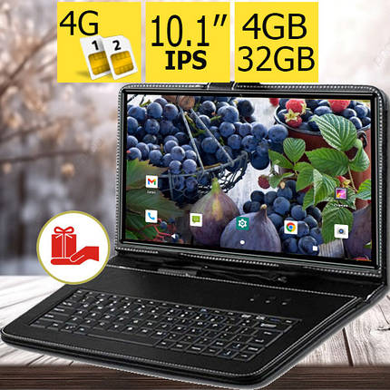 Планшет телефон Samsung Galaxy Tab Q10 Ultra LTE metal 4/32 DUAL SIM 10.1" IPS + Чохол-клавіатура в Подарунок!, фото 1