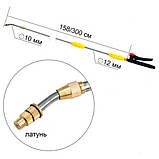 Телескопічна штанга для обприскувача - ідеальна для саду та городу, 3 м., фото 3