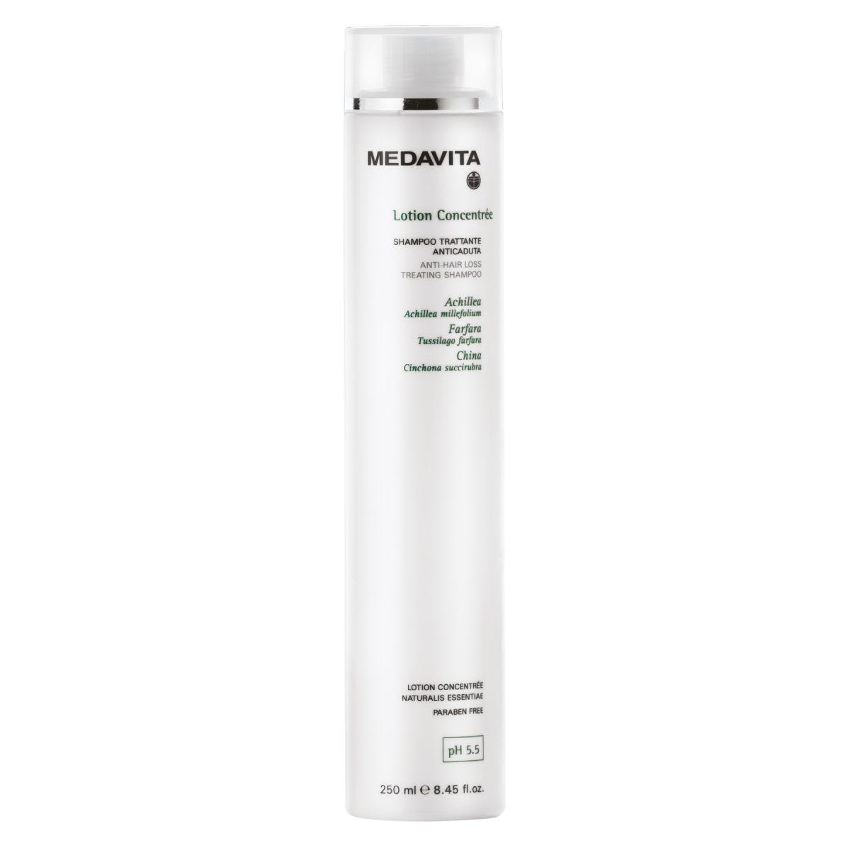 Шампунь проти випадіння волосся Medavita LOTION CONCENTRÉE Shampoo Trattante Anticaduta