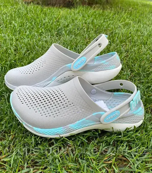 Лайтрайди підліткові та жіночі, крокси унісекс сірі для медиків та фармацевтів Crocs LiteRide 360, оригінал