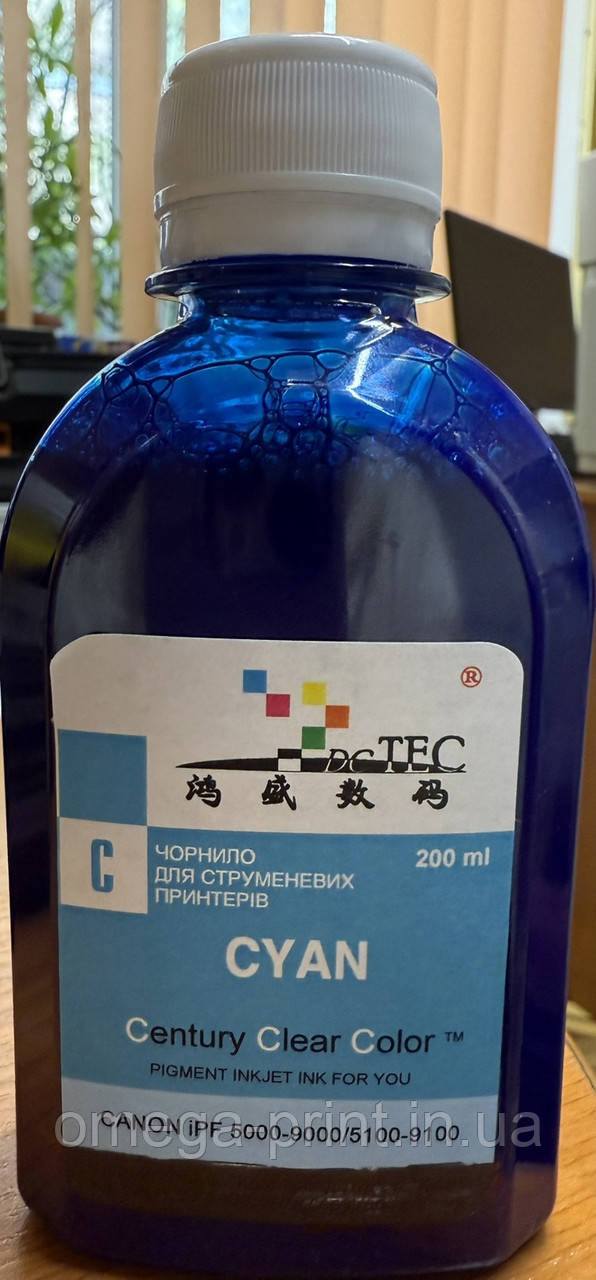 Чорнило Canon IPF6100 Cyan Pigm, 200 мл. DC TEC, фото 1
