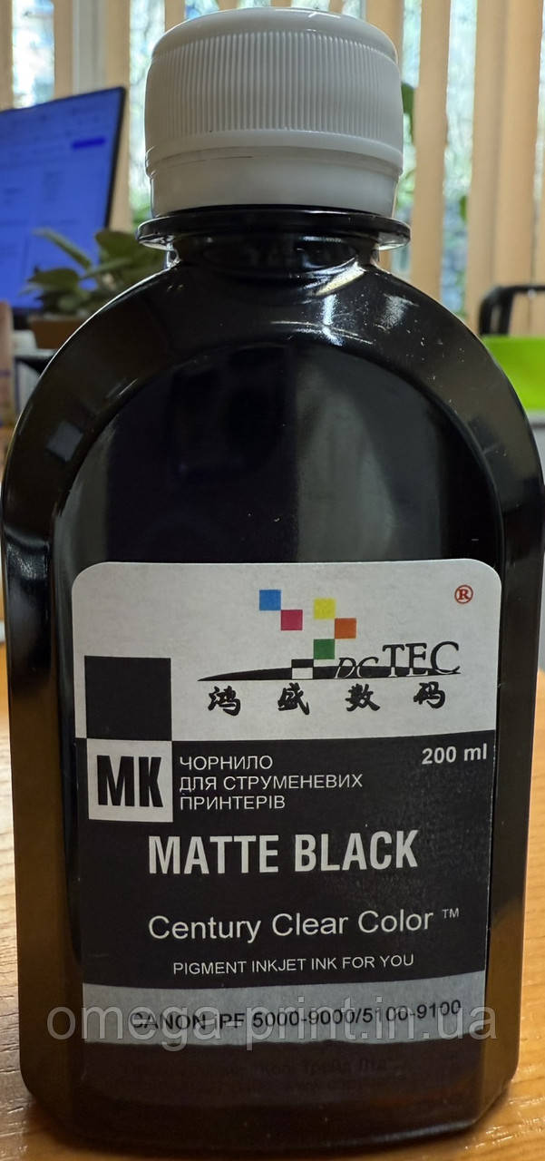 Чорнило Canon IPF6100 Matte Black (чорний)Pigm, 200 мл. DC TEC