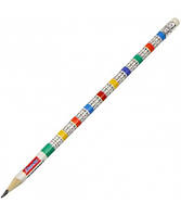 Олівець графітний круглий з гумкою, "Таблиця множення" 1Вересня 280482