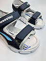 Босоніжки для хлопчика Weestep 107160525 GR сині р.28,29, фото 3