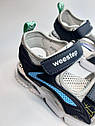 Босоніжки для хлопчика Weestep 107160525 GR сині р.28,29, фото 4
