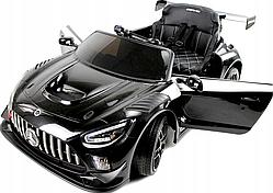 Дитячий електромобіль MERCEDES GT3 4x4 12V 7Ah чорний PlayHouse (Польща)