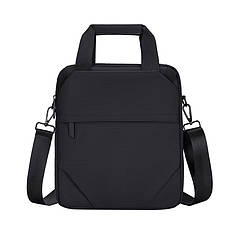 Сумка Lesko 809 Black через плече містка на кілька відділень із ручками