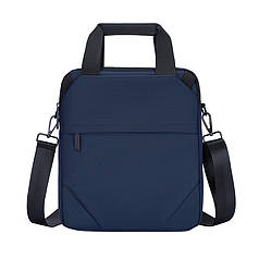 Сумка Lesko 809 Dark Blue через плече містка на кілька відділень із ручками
