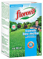 FLOROVIT добриво для газону антимох 1кг. Флоровіт
