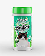 Серветки для кішок Espree Silky Cat Aloe Wipes для для грумінгу 50 шт (E01421)