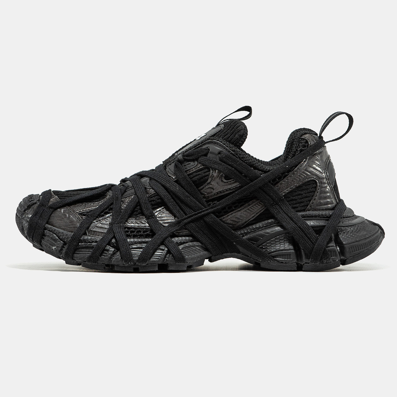 Кросівки Balenciaga 3XL Extreme Lace Black / Баленсіяга 3ХЛ Екстрім Лейс Чорні