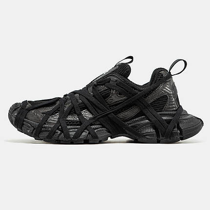 Кросівки Balenciaga 3XL Extreme Lace Black / Баленсіяга 3ХЛ Екстрім Лейс Чорні, фото 1