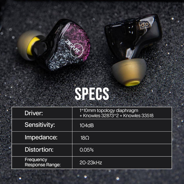 ZiiGaat Odyssey (Jack 3.5) - гибридные проводные iem's